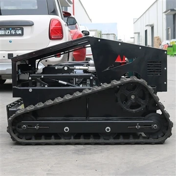 Crawler Mower Hybrid Lawn Mowing Robot μπορεί να χειριστεί τη μηχανή κοπής γκ...